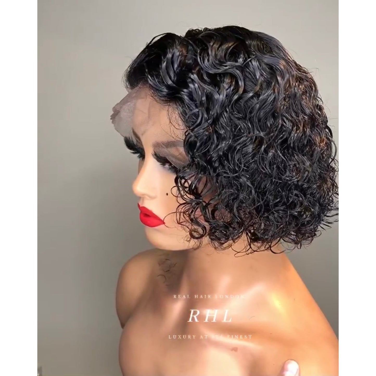 Tiny Wave Cut 130% Or 150% Density Lace Wig