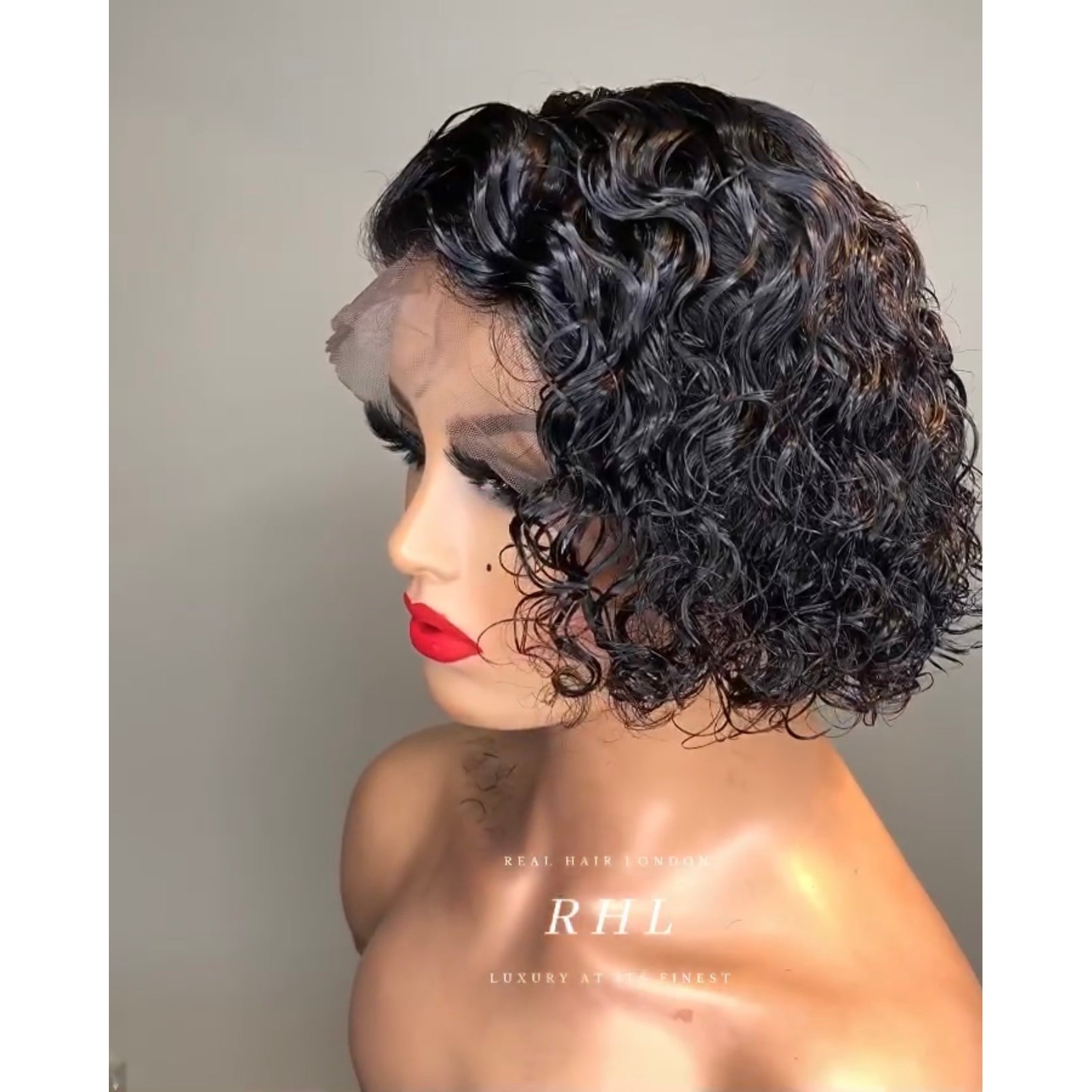 Tiny Wave Cut 130% Or 150% Density Lace Wig