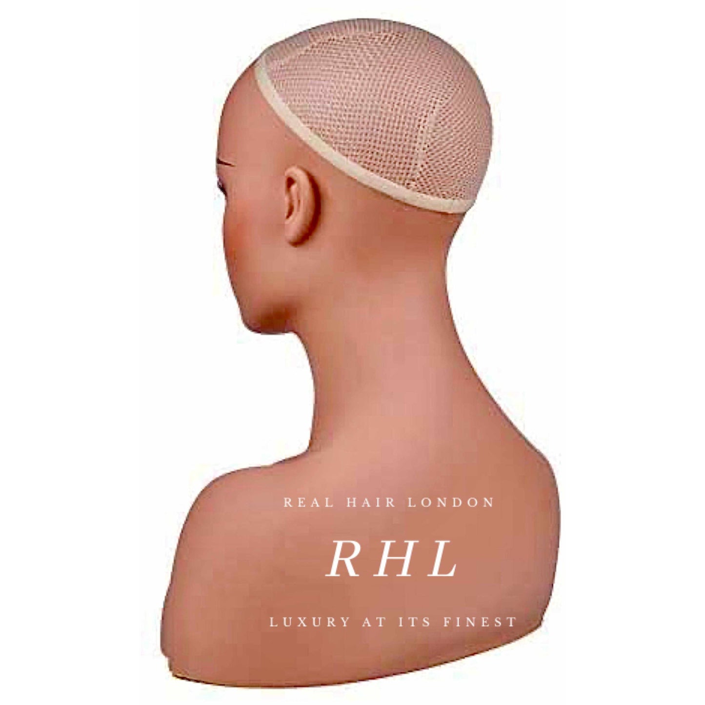 Female Mannequin Head And Bust-Real Hair London