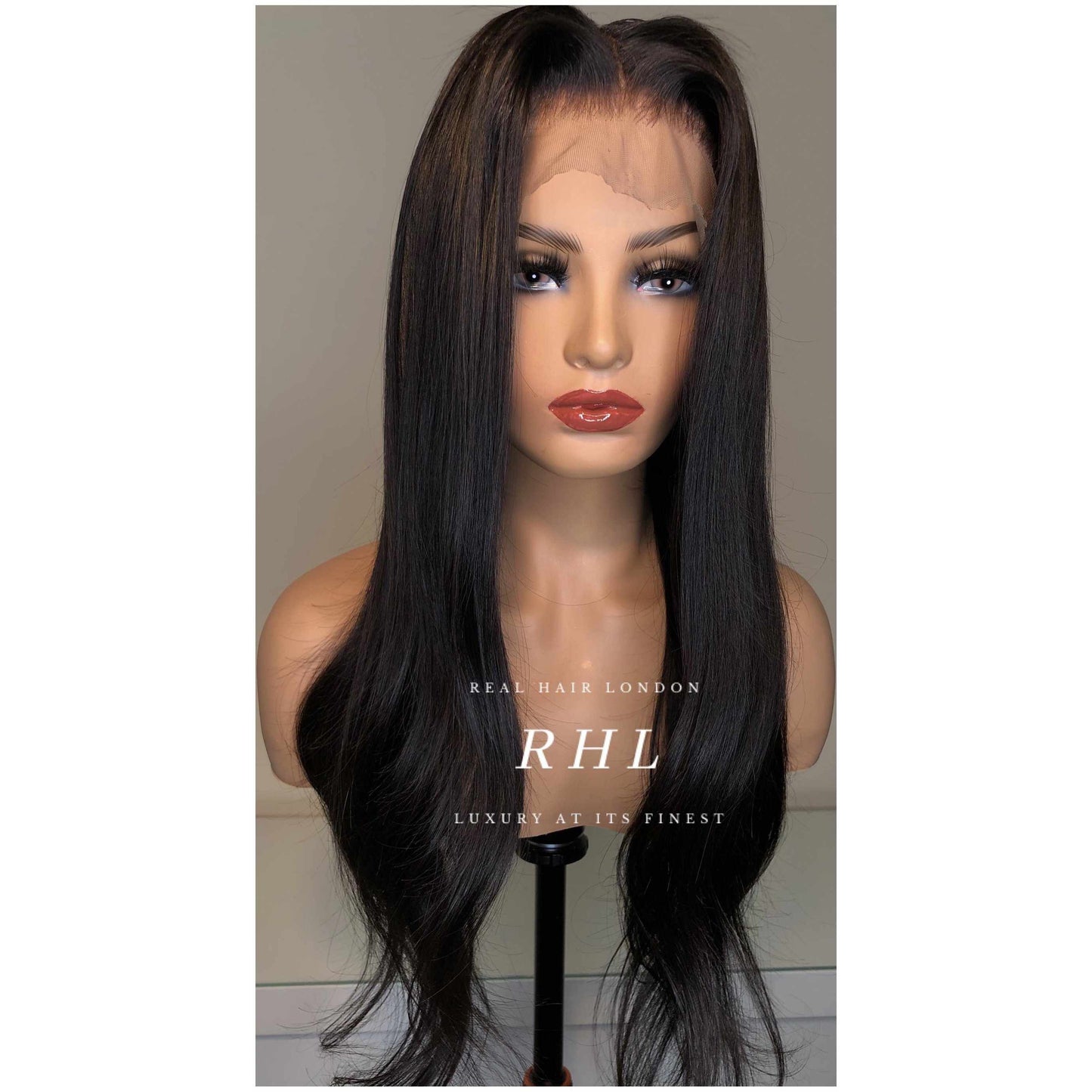 Full Lace Wig EVA | 180% Density | 100% Virgin Indian Remy Human Hair | 12” - 26” In Stock ( Made Of Entire Lace Throughout The Wig Cap ) Wig Strap + Comb Included-Wigs-Real Hair London-Real Hair London