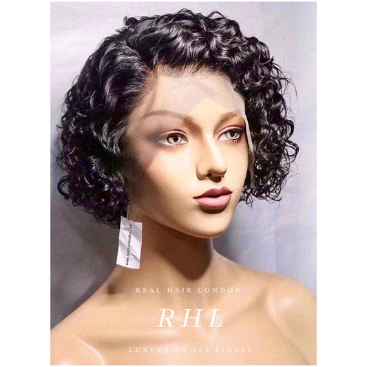 Tiny Wave Cut 130% Or 150% Density Lace Wig-Real Hair London